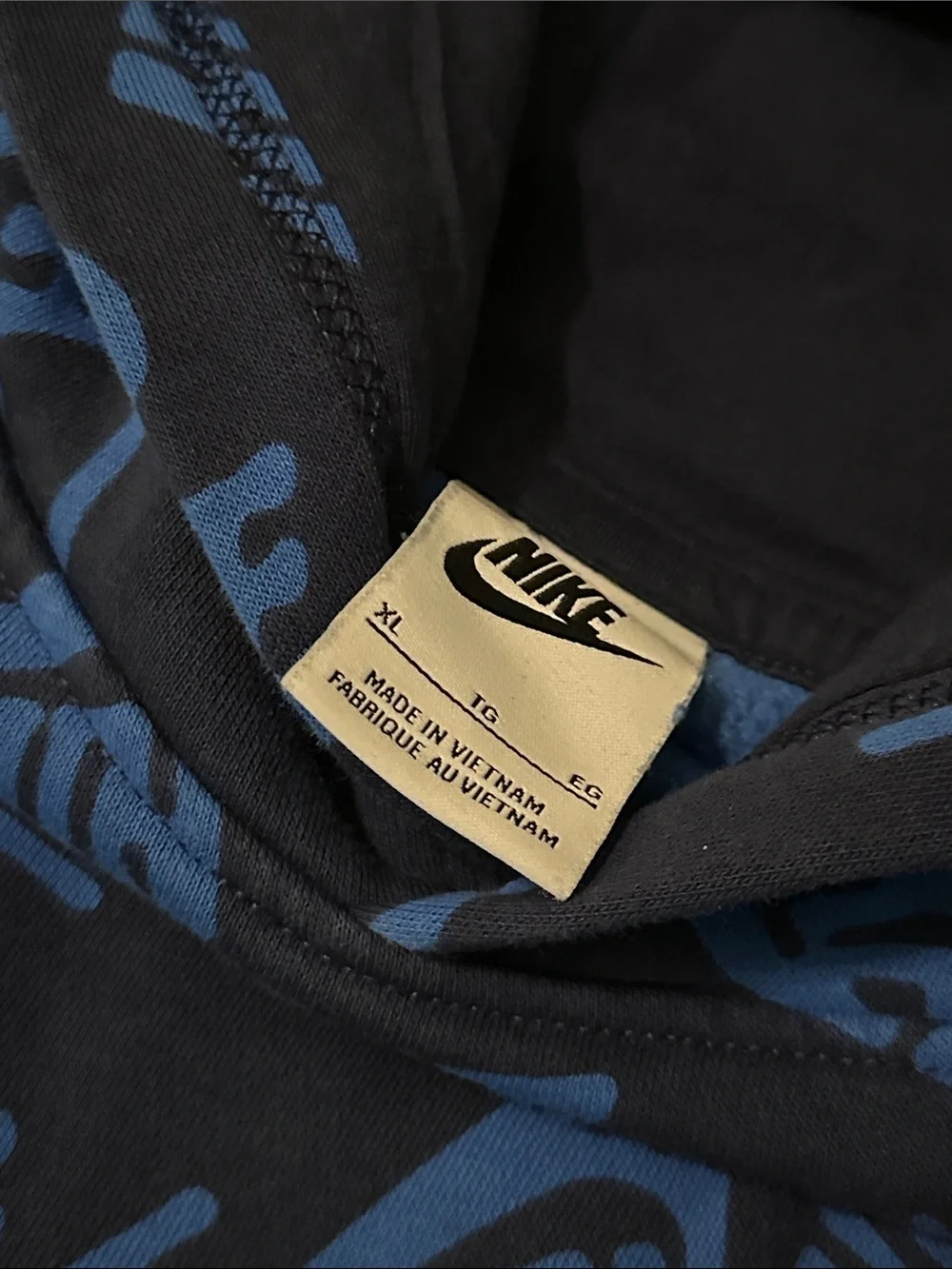 Nike Kids Hoodie & Joggers Set, Blue, XL